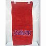 Applique Towel - Ozark - Red & Blue Stripes