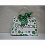 Foldover Note Cards - Greystone - Green Dot