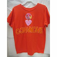 Applique Shirt - Peace/Love - Comanche