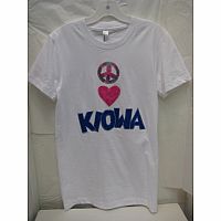 Applique Shirt - Peace/Love - Kiowa