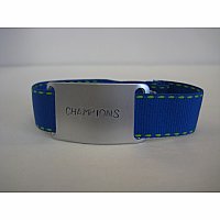 Aluminum Bracelet - Champions - Blue