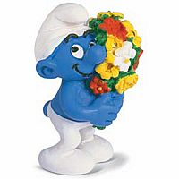 Smurf with Flowers