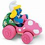 Smurfette in Car