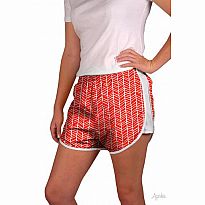 Azarhia Short Herringbone Red AL