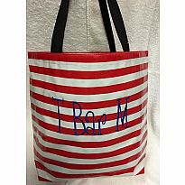 Tote T Bar M Red