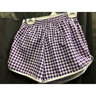 Azarhia Short Gingham Purple AS