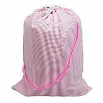 Laundry Bag Gingham Pink