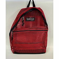 Mesh Backpack Red