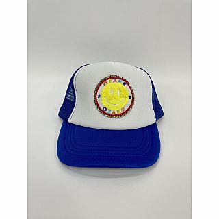 Azarhia Trucker Hat Smiley Ozark Blue